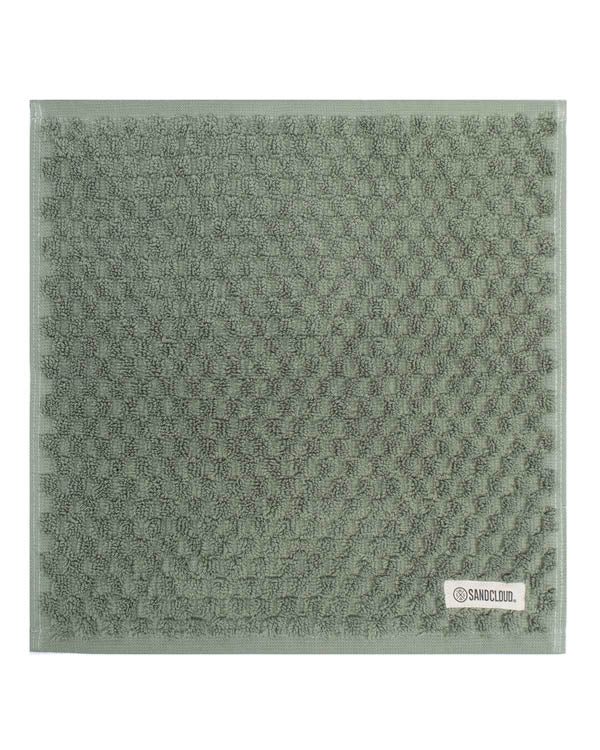 Atom Washcloth Bath Bundle 6 Pack - Hedge Green - Image 2