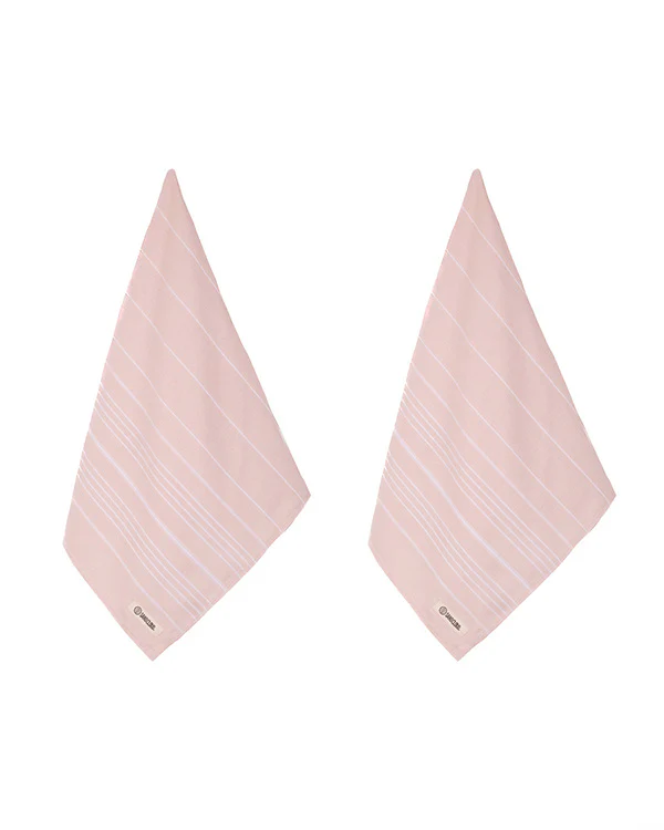 Classic Fringeless Hand Bath Bundle 2 Pack - Calcite Pink - Image 4