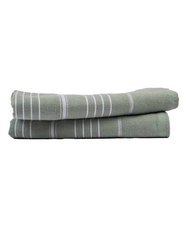 Classic Fringeless Hand Bath Bundle 2 Pack - Sage - Image 2