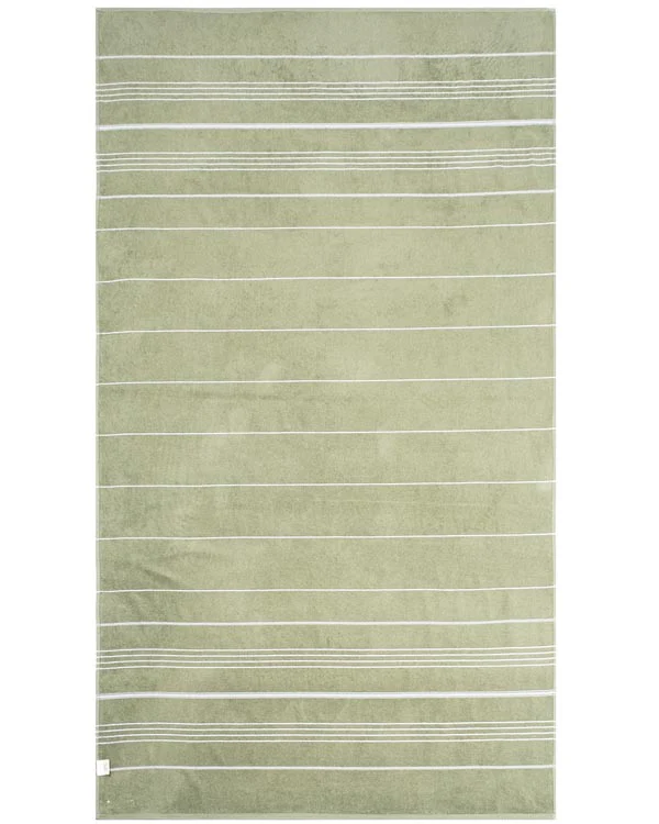 Classic Fringeless XL Bath Bundle 2 Pack - Hedge Green - Image 4