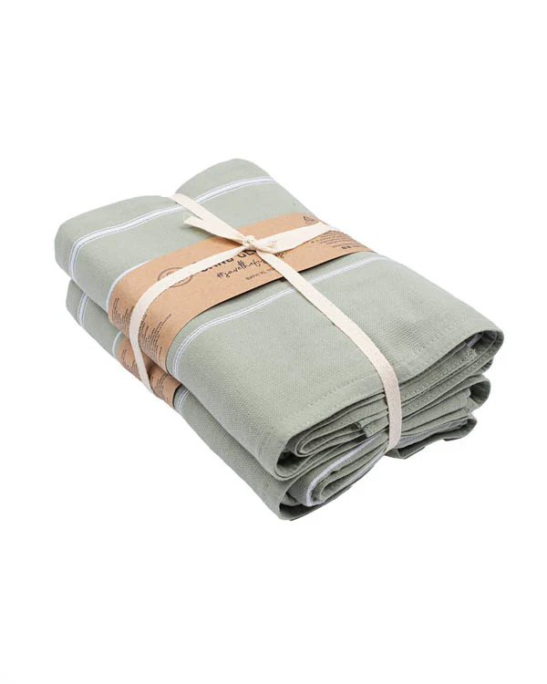 Classic Fringeless XL Bath Bundle 2 Pack - Sage - Image 7