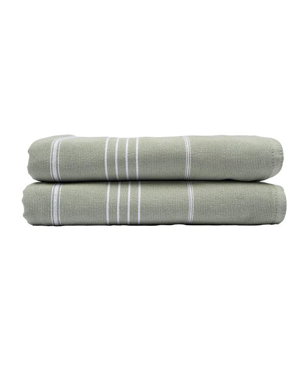 Classic Fringeless XL Bath Bundle 2 Pack - Sage - Image 8