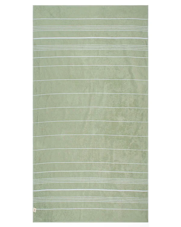 Classic Fringeless XL Bath Bundle - Sage - Image 5