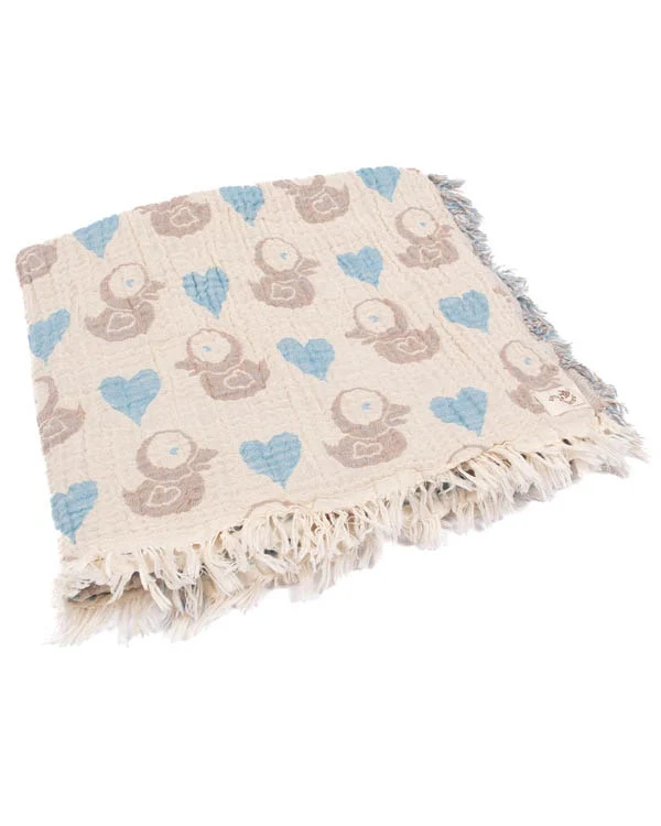 Ducky Gauze Receiving Blanket Single with Pouch - Image 7