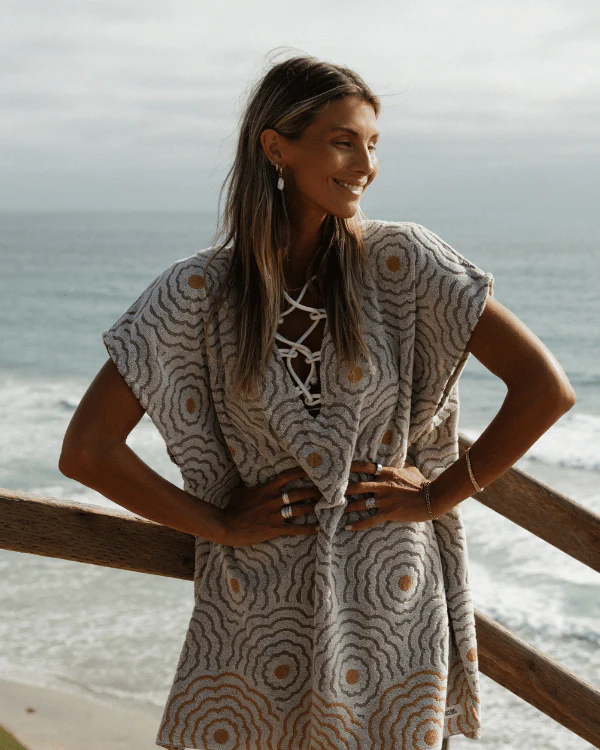 Flower Waves Cover Up - Womens - Image 4