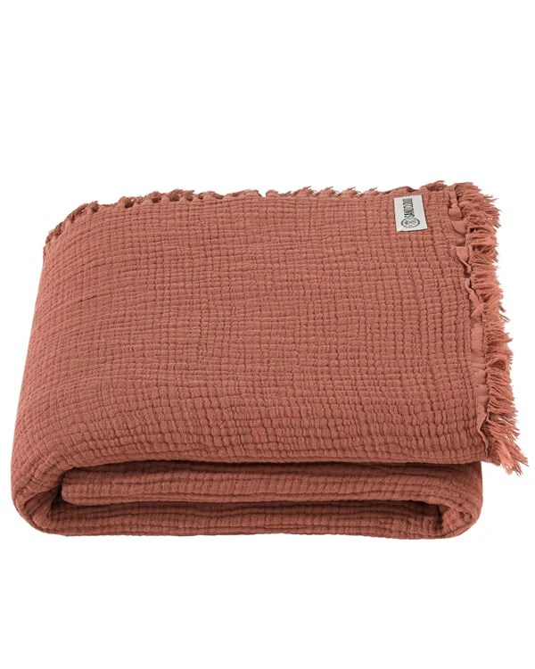 Lara Terracotta - PARTY BLANKET™ - Queen - Image 8