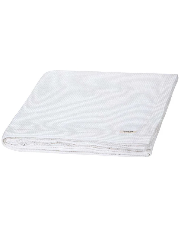 Micro Waffle Shower Curtain - Ivory - Image 4