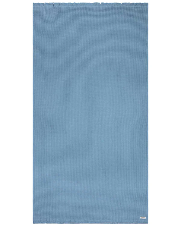 Micro Waffle XL Bath Bundle - 2 Pack -Slate Blue - Image 5
