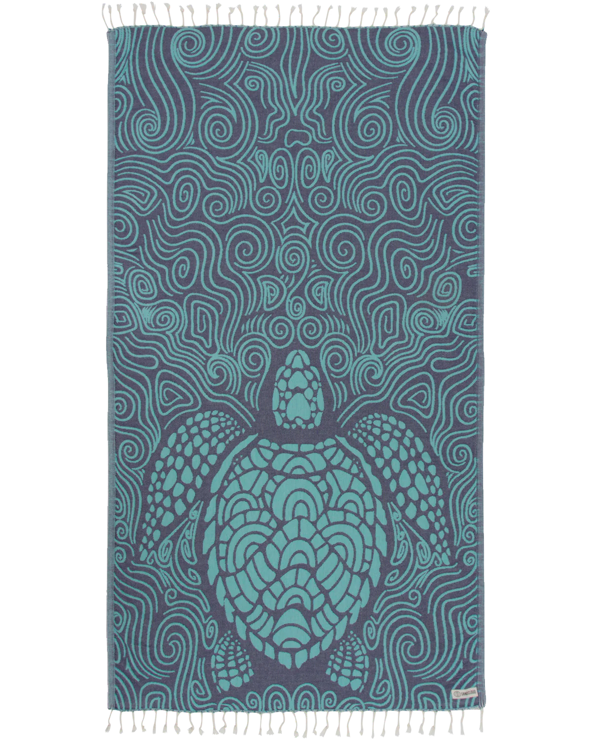 Mint Swirl Turtle Towel