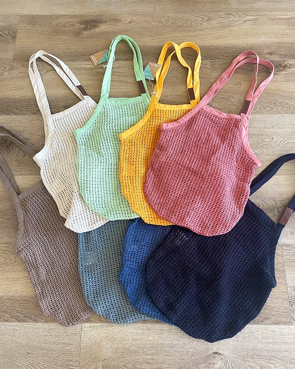Net Market Bag Sunflower - Image 3