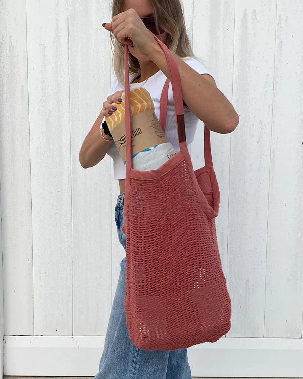 Net Market Bag Terracotta - Image 2