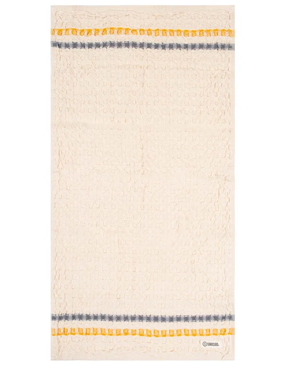 Saffron Stripe Bundle - 1 Towels Set, 1 Apron - Image 4