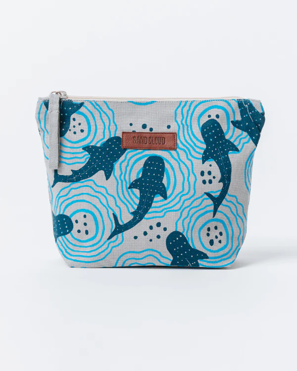 Shark Ripples Zipper Pouch - Image 3