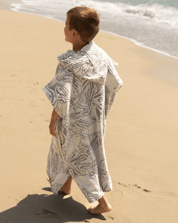 Sharks Hooded Poncho Youth - Image 3