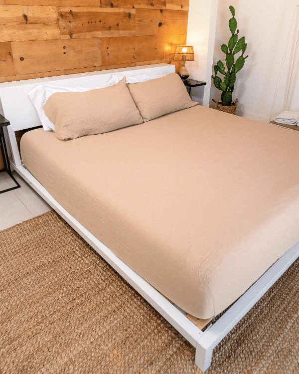 Sonoran Fitted Sheet - Taupe - Image 5