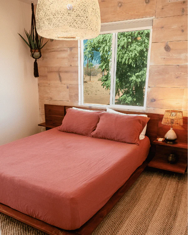 Sonoran Fitted Sheet - Terracotta - Image 4