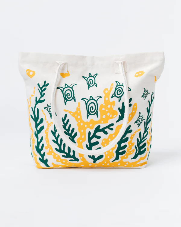 Swimming Turtles Beach Tote