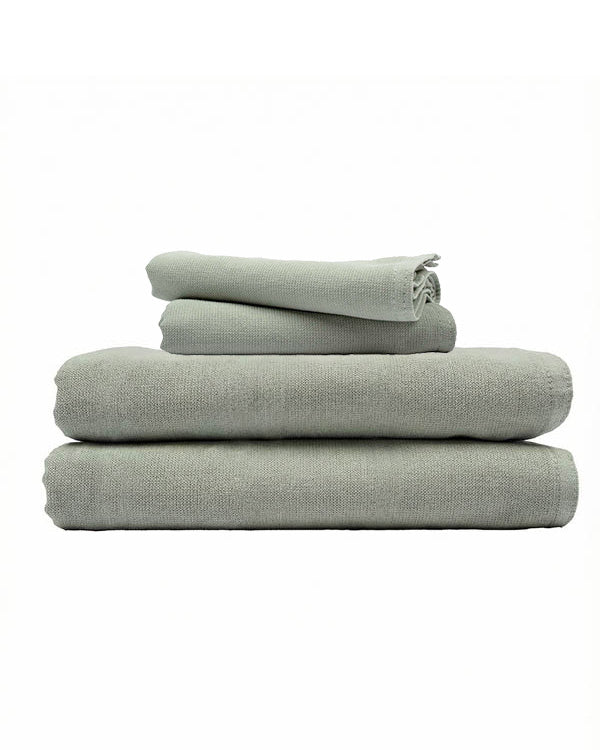 Terra Fringeless XL Bath Bundle - Sage