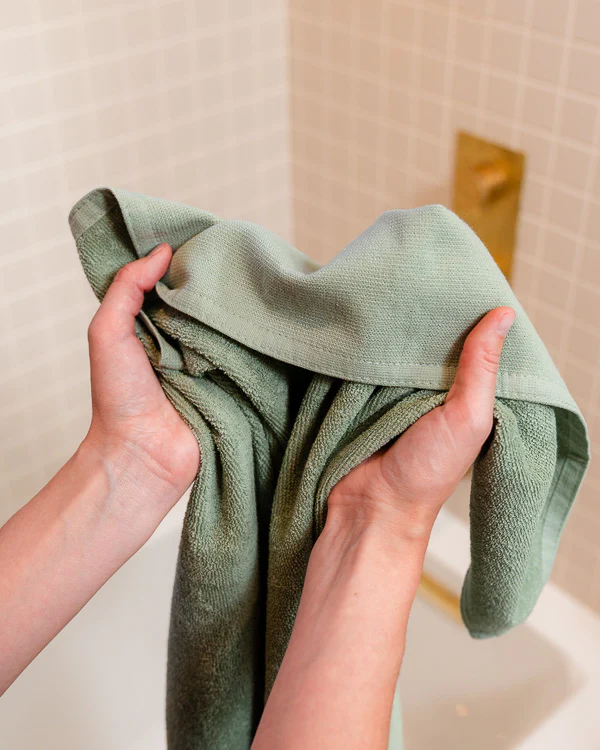 Terra Fringeless XL Bath Bundle - Sage - Image 6