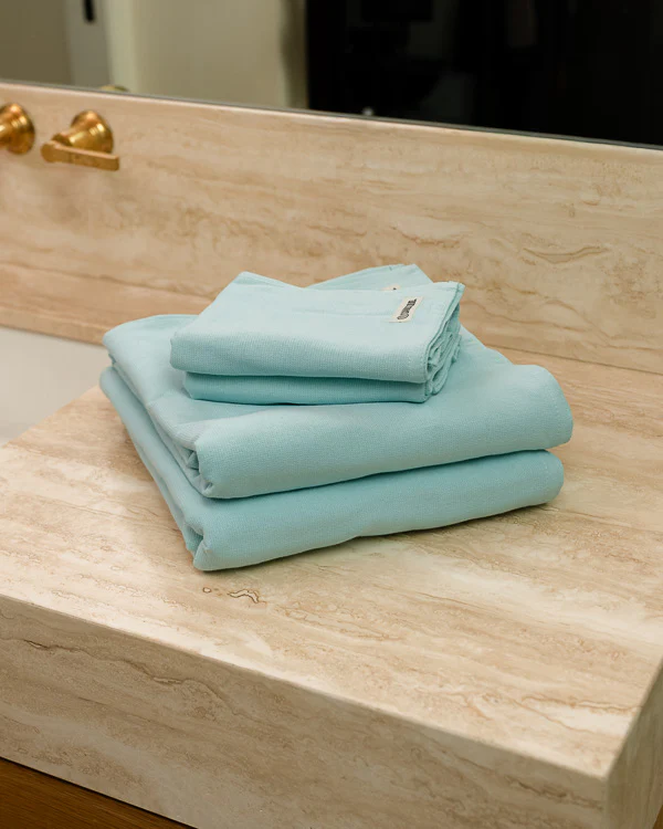 Terra Fringeless XL Bath Bundle - Seaglass - Image 7