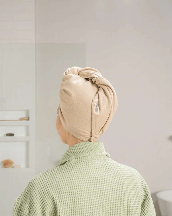 Terra Hair Towel - Sand - Image 2
