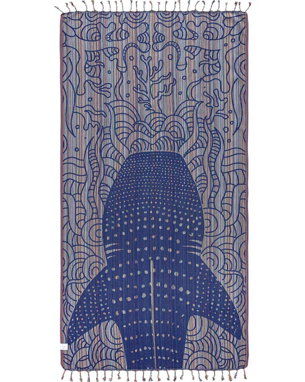 Variegated Whale Shark Navy - Image 3