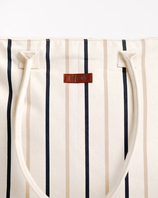 Vert Stripe Beach Tote - Image 5